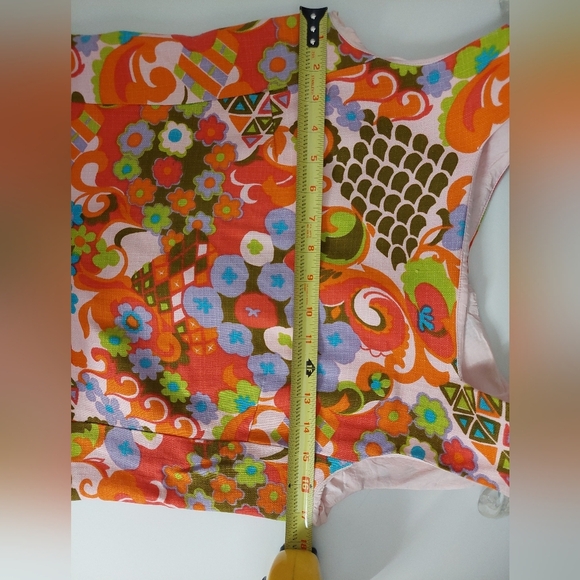 Vintage Alex Colman California 60's Mod Floral Shif Dress - Picture 6 of 10